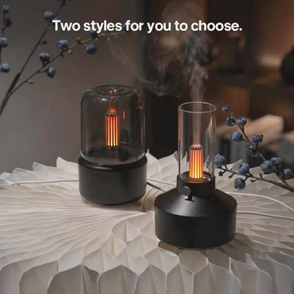 Flame Visual USB Mini Aroma Humidifier Lamp