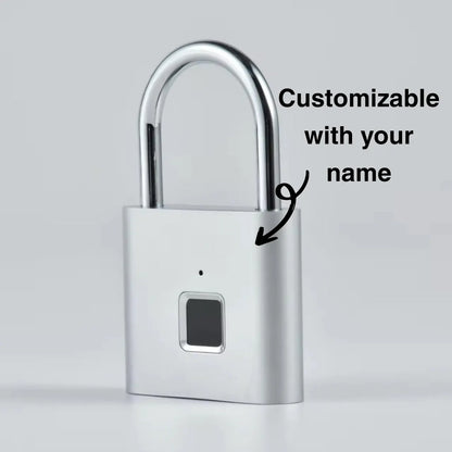 Portable USB Recharge Fingerprint Padlock