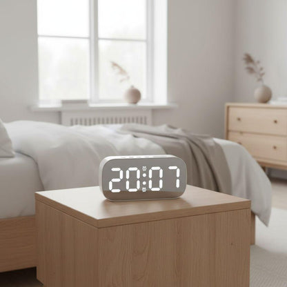 Minimalist Dual Alarm LED Digital Desk Clock