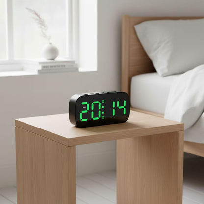 Minimalist Dual Alarm LED Digital Desk Clock
