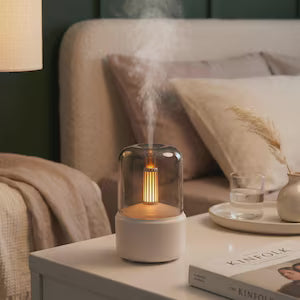 Flame Visual USB Mini Aroma Humidifier Lamp