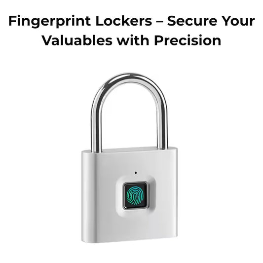 Portable USB Recharge Fingerprint Padlock