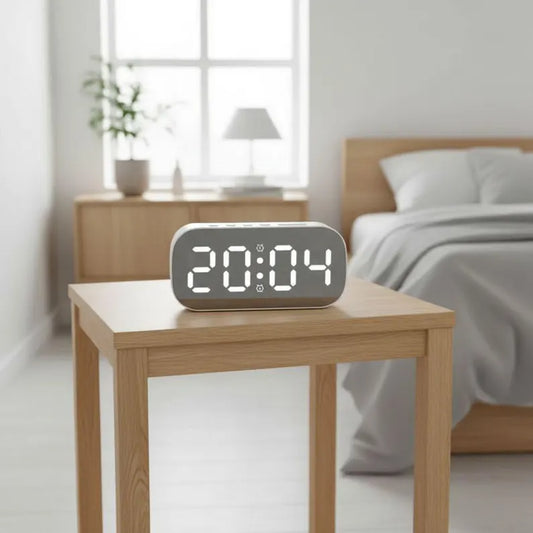 Minimalist Dual Alarm LED Digital Desk Clock